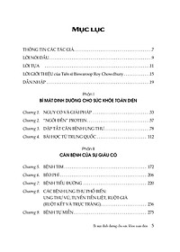 Bí mật dinh dưỡng cho sức khoẻ toàn diện (TB)