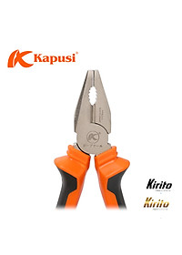 Kìm điện Kapusi Japan kích cỡ 7 inch chính hãng chất liệu thép CRV k8022