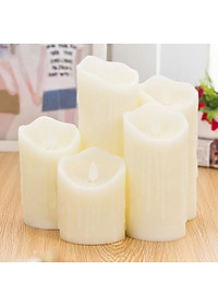 Combo 2 nến điện tử độc đáo vỏ sáp CE05