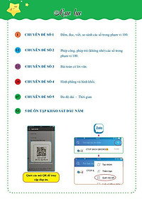 Bộ ÔN HÈ Lớp 1 (Toán + Tiếng Việt) - Dành cho học sinh lớp 1 lên lớp 2 - Theo chương trình SGK mới nhất