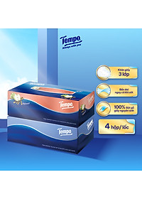 [COMBO 2 HỘP] Khăn giấy rút cao cấp Tempo - 4 lớp bền dai, an toàn cho da - Thương hiệu Đức