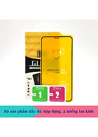 Miếng Dán Kính Cường Lực Cho Iphone 11 Pro Max - Màu Đen - Full Màn Hình - Hàng Chính Hãng