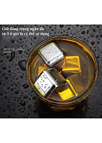 [CHÍNH HÃNG] Đá vĩnh cửu Proki inox 304 không tan hộp 8 viên chất liệu đạt chuẩn kiểm định an toàn, đá không tan, đá vĩnh cửu, đá lạnh inox vĩnh cửu, đá kim loại cao cấp 8 viên, đá lạnh tự nhiên vĩnh cửu an toàn sức khỏe