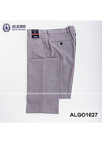 Quần Âu Nam ALIGRO Màu Ghi Form Chuẩn Slimfit Vải Cotton Cao Cấp Cực Tôn Dáng, Lịch Sự ALGO1027