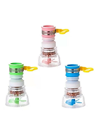 Đầu nối vòi nước KG17 tăng áp thông minh chứa hạt lọc bẩn, phù hợp mọi loại vòi xoay 360độ khoảng 3.5cm (giao màu ngẫu nhiên)