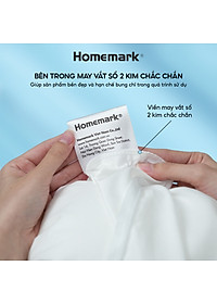 Bảo Vệ Gối Khách Sạn Homemark 50x70cm - Kháng Nước, Chống Bụi, Khóa Kéo Tiện Lợi