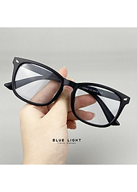 Kính Giả Cận, Gọng Kính Cận Nam Nữ Mắt Vuông To Gọng Nhựa Đen Nhám Siêu Nhẹ Không Độ Hàn Quốc - BLUE LIGHT SHOP