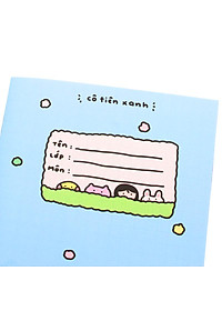 Tập Học Sinh Cô Tiên Xanh - Miền Nam - 4 Ô Ly - 96 Trang 100gsm - The Sun - Bánh Mì
