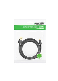Ugreen UG10353US132TK 0.25M màu Đen Cáp sạc truyền dữ liệu USB 2.0 sang MINI USB đầu mạ vàng - HÀNG CHÍNH HÃNG