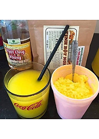 Tinh bột nghệ nguyên chất MẸ KEN 500GR - tặng kèm miếng lót ly 