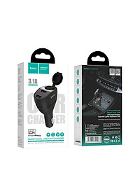 Bộ chia tẩu sạc ô tô, xe hơi nhãn hiệu Hoco Z34 Công suất 96W - Hàng nhập khẩu