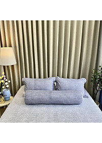 Bộ ga giường  KBedding by Everon KMTP 115 Microtencel Xám (4 món)