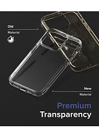 Ốp Lưng Trong Suốt Ringke Fusion Dành Cho iPhone 15 Pro Max / 15 Pro / 15 Plus / 15, Viền Dẻo, Lưng Chống Ố Vàng - HÀNG CHÍNH HÃNG
