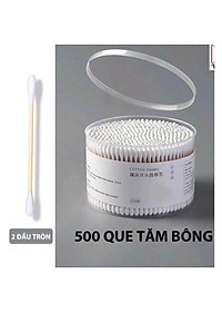 Dụng cụ làm đẹp sức khỏe  _Hộp 500c tăm bông ráy tai lớn  cao cấp với 2 đầu tăm thiết kế hình dáng khác nhau làm sạch sâu bên trong , phù hợp cho mọi người