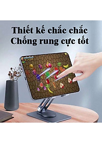 Giá đỡ kệ đỡ hợp kim nhôm cho điện thoại / máy tính bảng xoay 360 độ hiệu HOTCASE Rotation Stand - xoay mọi góc độ, thiết kế hợp kim nhôm nguyên khối cao cấp, chịu được trọng lượng 7.5kg - Hàng nhập khẩu