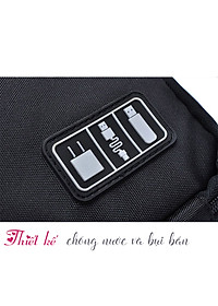 Túi đựng phụ kiện nhiều ngăn vải Nylon chống thấm nước cho Cáp sạc di động, Sạc dự phòng, điện thoại, tai nghe, thẻ nhớ - Hàng chính hãng