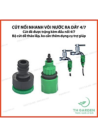 Bộ 30 béc tưới cây 8 tia nhỏ giọt kèm 25m dây và đầy đủ phụ kiện 206848