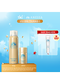Bộ kem chống nắng Anessa dạng xịt và sữa chống nắng bảo vệ hoàn hảo (Anessa Perfect UV Sunscreen Skincare Spray and Milk)