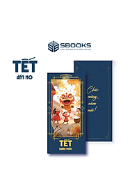 Combo 5 Cái Bao Lì Xì Thiết Kế Họa Tiết Hình Lân 2025 Giấy Cứng C150 Siêu Dày Dặn - SBOOKS