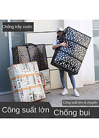 Túi bạt -Túi dứa bỏ hành lý -Túi đựng đồ chăn quần áo có dây kéo kích thước  lớn 70 x 55 x 26cm siêu bền , rất tiện dụng cho mọi gia đình 