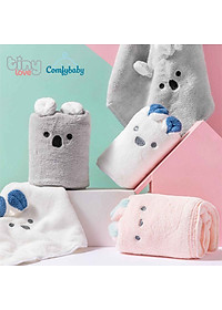 New - Khăn tắm/ chăn lông siêu mềm TinyLove 100% Coral velvet thấm hút nhanh, Size 70*140cm, hình dễ thương KT03