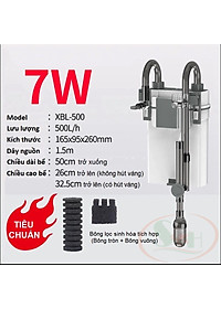 Lọc treo Xiaoli Sunsun XBL 300, 400, 500, 600 kèm hút váng lọc bể cá thủy sinh