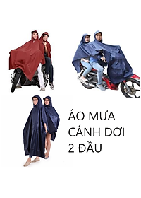 Áo Mưa Cánh Dơi Vải Dù 2 Đầu