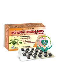 ￼BỔ HUYẾT DƯỠNG NÃO  Vinaphar  - Hộp 100 viên- Hoạt huyết dưỡng não dùng cho người làm việc tri óc căng thằng.