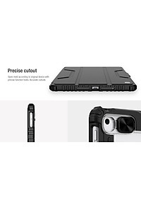 Bao da cao cấp cho iPad 10.2 inch 2019/2020 hàng chính hãng Nillkin Bumper Leather có nắp bảo vệ camera
