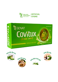 Kẹo thảo mộc Covitux (hộp 30 viên) - Genat