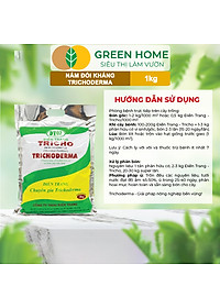Nấm Đối Kháng Trichoderma Greenhome, Điền Trang, Bao 1kg, Ủ Phân Hữu Cơ, Ủ Rác, Đậu Tương, Khử Mùi, Cải Tạo Đất