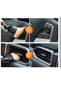 Chổi quét vệ sinh nội thất xe hơi, chổi làm sạch khe hở nội thất xe hơi lông mềm mịn không gây xước nội thất