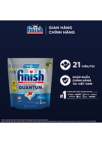 Viên rửa chén bát Finish Quantum túi 21 viên
