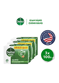 Combo 3 xà phòng Dettol kháng khuẩn 100g