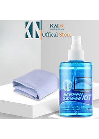 Nơi bán Dung dịch Vệ Sinh Màn Hình Macbook Kai.N Screen Cleaning Kit 200ml Kháng Khuẩn Điện Thoại Máy ảnh Đồng Hồ Laptop Tablet Ống kính Kèm Khăn Lau_ Hàng chính hãng