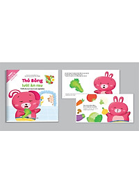 Full Combo (bộ 5 cuốn) Ehon Kỹ Năng Sống Thỏ Bông - Âm Thanh - Nhận Biết (Tặng Vòng Dâu Tằm May Mắn Cho Bé)