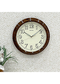Đồng hồ treo tường Nhật Bản Rhythm CMG713NR06, Kt 36.0 x 5.6cm, 920g, Vỏ nhựa. Dùng Pin.