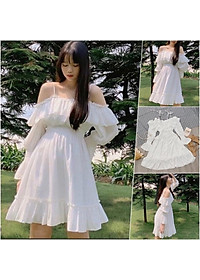 đầm trắng dự tiệc  IVY moda