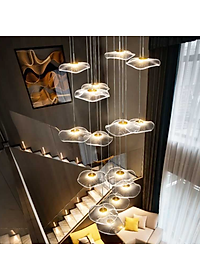 Đèn thả thông tầng ZESIE kiểu dáng độc đáo trang trí nội thất hiện đại [ẢNH VIDEO THẬT 100%]