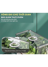 Hộp Đựng Thực Phẩm 3L Có Nắp Tách Nước Và Tay Cầm Tiện Lợi – Hộp Bảo Quản Đồ Ăn Tủ Lạnh - Hộp Lạnh - HÀNG CHÍNH HÃNG MINIIN