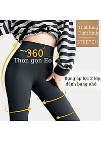 Quần Legging Nữ Dài Cạp Cao Đẹp Cao Cấp PINKAHA Nâng Mông Vải Thun Cotton Siêu Co Giãn 4 Chiều Ôm Sát