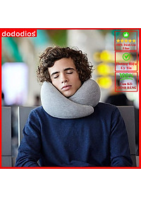 Gối Ngủ Du Lịch Chất Liệu Memory Foam Mật Độ Cao - Gối Ngủ Văn Phòng Thông Minh Cao Cấp Chính Hãng Dododios – Kèm Túi Vải Nhung Đựng Gối Ngủ Chữ U Văn Phòng