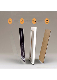 Bộ Khung Ảnh Treo Tường Trang Trí Lớp Học Âm Nhạc, Piano, Organ, Guitar Tặng Kèm bộ ảnh như hình mẫu, đinh treo tranh và sơ đồ treo PGC279