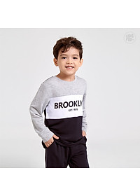 Bộ dài tay bé trai BIGFOX - MISS MEOW size đại, bộ thu đông cho bé phong cách Âu Mỹ phối 3 màu Brooklyn 11 - 38kg