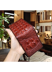 Bóp Nam Da Cá Sấu Thật 2 Mặt. GÙ CÁ SẤU NGUYÊN CON LỚN SIÊU ĐẸP