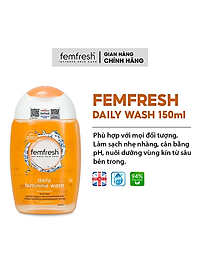 Dung dịch vệ sinh cho cả nữ và nam Femfresh Anh giúp làm sạch sẽ, thơm mát, ngăn ngừa viêm, ngứa, nấm phụ khoa - OZ Slim Store 