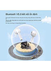 Tai Nghe Bluetooth Nhét Tai Không Dây FIRO A20 ENC Bluetooth V5.3 - Tai Nghe A20 ENC Giảm Tiếng Ồn Thông Minh - Âm Thanh HiFi - Điều Khiển Cảm Ứng - Tai Nghe Thể Thao Không Dây FIRO A20 - Phù Hợp Với Tất Cả Dòng Máy - Hàng Chính Hãng