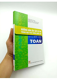 Hướng Dẫn Ôn Tập Kì Thi THPT Quốc Gia Năm Học 2019 - 2020 Môn Toán