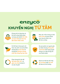 Nước rửa chén bát sinh học ENZYCO 850ml - Chiết xuất Bồ hòn và Enzyme Dứa