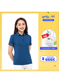 Áo Phông Polo Nữ YODY Chất Liệu Coolmax Phối Bo Thấm Hút Nhanh Co Dãn Đàn Hồi Cực Tốt – APN3724